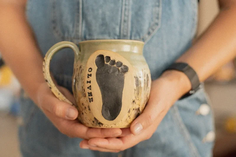 Image: newborn hand and foot keepsake